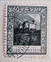 Liechtenstein 60RP Fürstentum Briefmarke #Burg Gutenberg