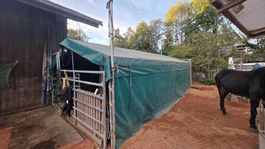 Weidezelt / Panelzelt Tier & Stall (4m x 7.2m) inkl. Paddock