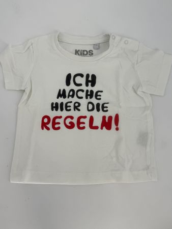 Shirt Gr. 74 "Ich mache hier die Regeln!"