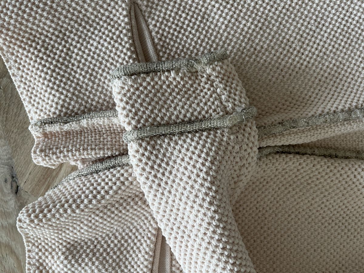 Maje Giacche: MAJE Strickjacke Beige Gr. 1, Perlenbordüre – Usato da Pfäffikon SZ venduto da humming-bird 7