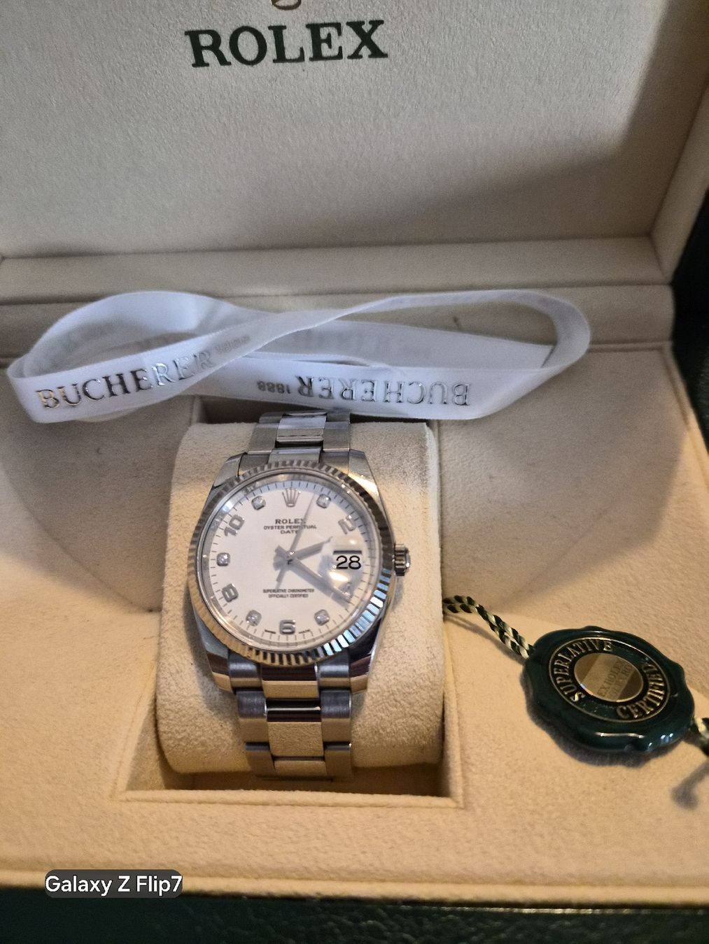 Rolex Orologi: Rolex Date 34 mm (Ref. 115234)Letzte Serie – Usato da Gwatt (Thun) venduto da ppeter51 2