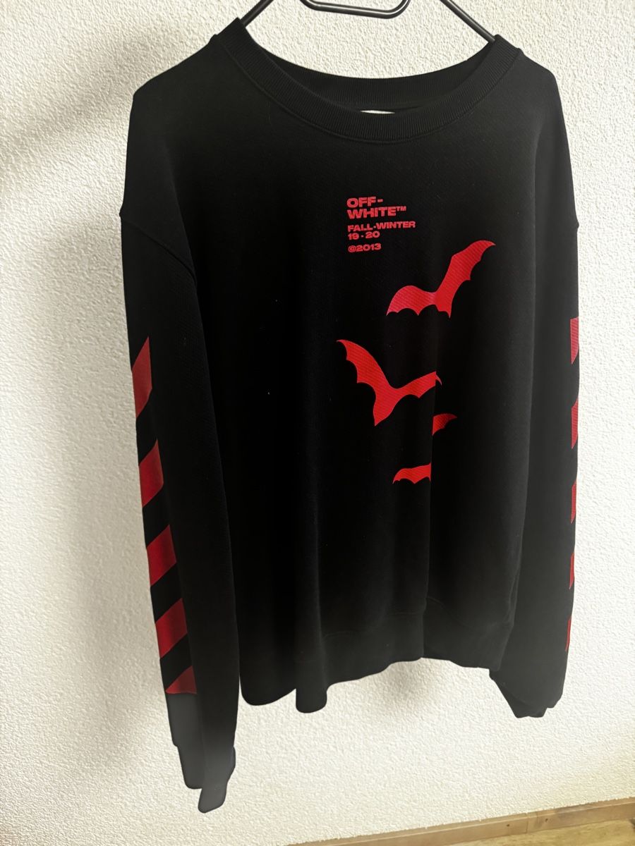 Off-White Maglioni & Felpe: Off White Bat Sweatshirt - rot schwarz – Usato da Belp venduto da mae_c8n7 1