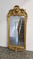 Magnifique antique miroir doré à la feuille