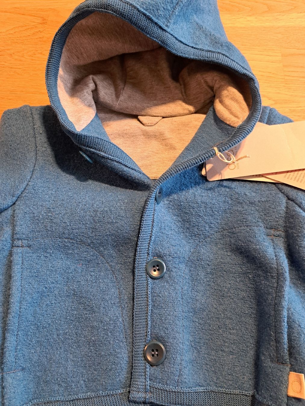 Disana Jacken & Mäntel: Neue Disana Wolljacke Walkjacke Gr. 62/68, Blau – Neu und originalverpackt aus Bergdietikon von Staphylococcus 3