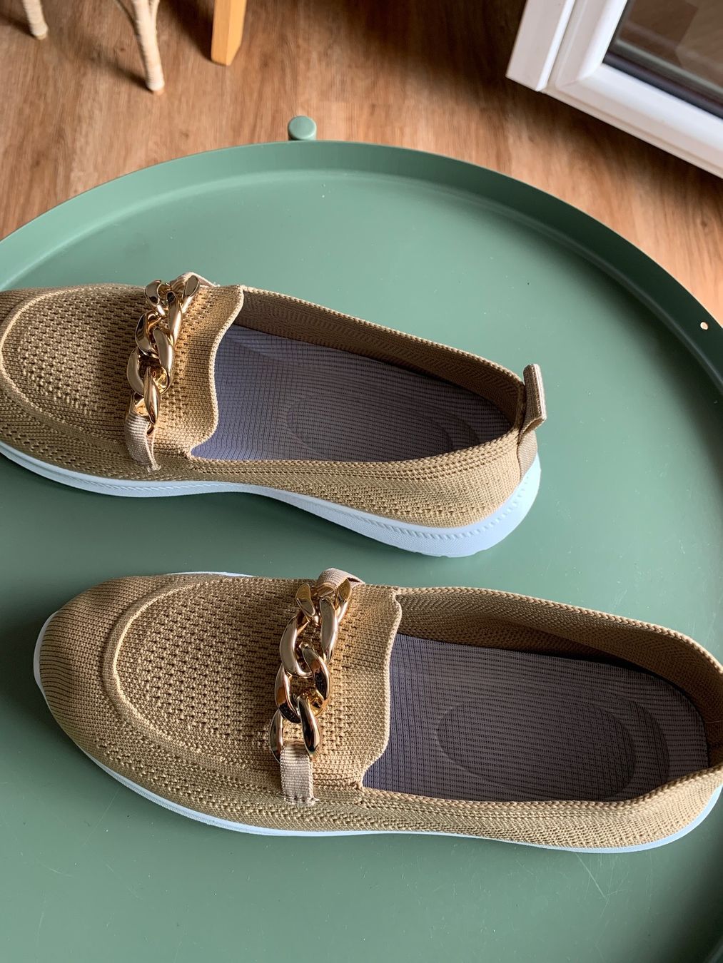 Scarpe da donna: Leichte Sommer Schuhe Gr.42 Beige elastisch bequem – Nuovo (secondo la descrizione) da Nussbaumen AG venduto da brigitebardot 1