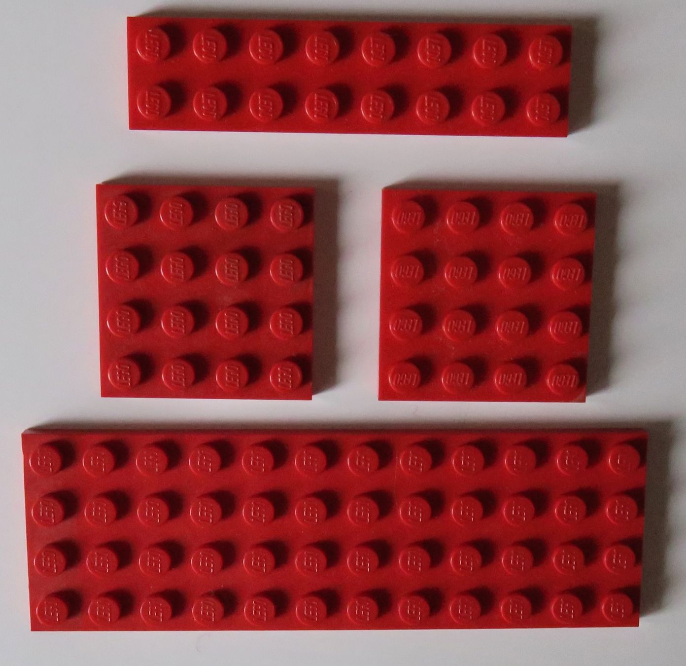 Lego Kit di costruzioni: Lego Platten rot – Usato da Seuzach venduto da Knucklehead1200