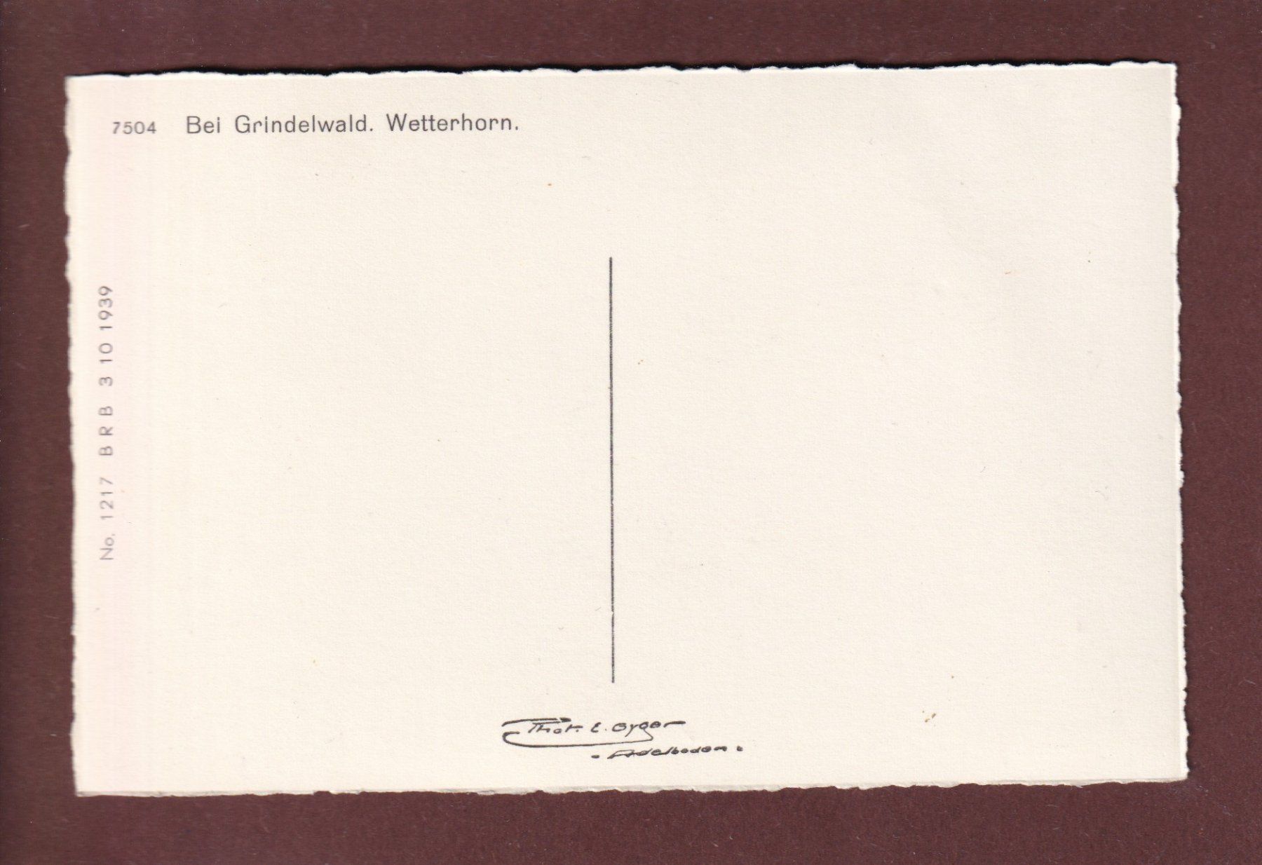 Cartoline postali: GRINDELWALD - Wetterhorn – Usato da Pully venduto da nicecards 1