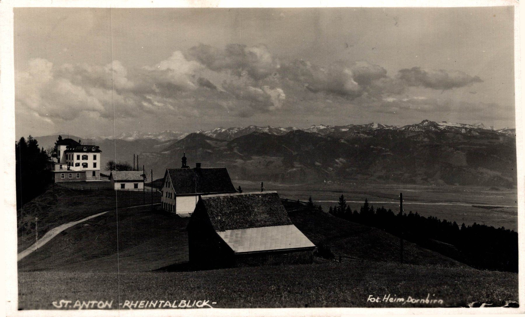 Ansichtskarten: St. Anton. Rheintalblick – Gebraucht aus Bronschhofen von Astore