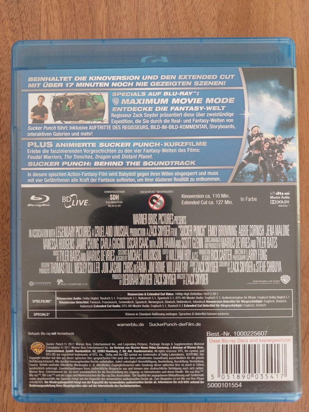 Tutti i DVDs: Blu Ray - Sucker Punch (ohne Extended Cut) – Usato da Rheinfelden venduto da FilmAuktion 1