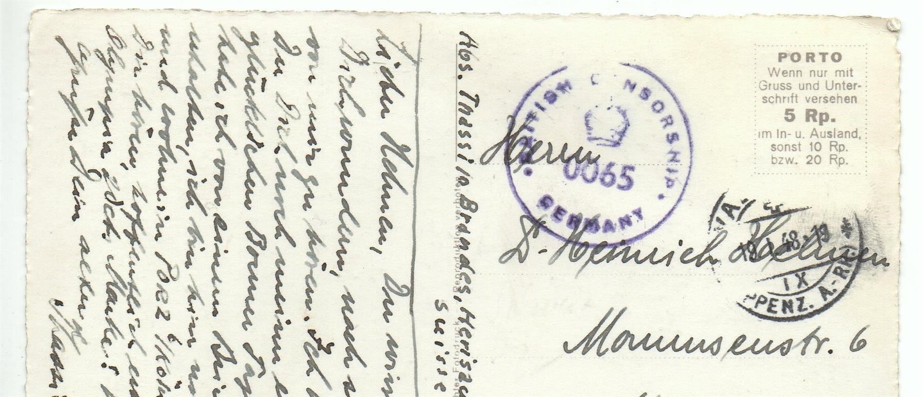 Cartoline postali: HERISAU Knabeninstitut Steinegg – Usato da Jona venduto da philajona 1