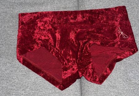 Dragonfly Pole Shorts low waist samt rot
