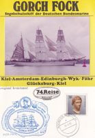 Sammelblatt zur 74. Reise der Gorch Fock A-60 (X)