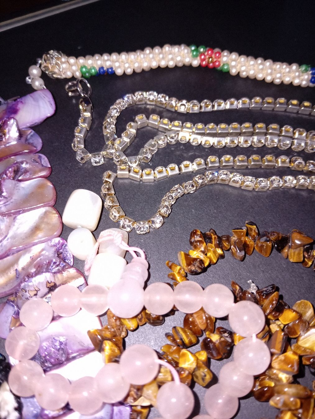 Altri gioielli: lotto gioielli e materiali semipreziosi  per bijoux – Difettoso da Biasca venduto da Old_6blh 3