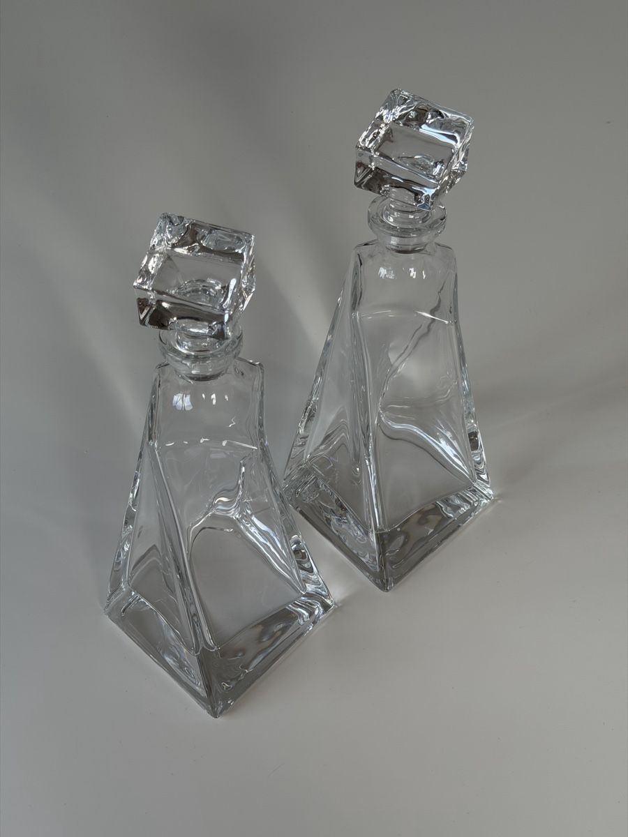 Carafes: 2 Glas Karaffen Vintage – Neuf (Voir description) à Zürich par praadas 2