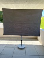 Faltbarer Sonnenschirm & Sonnenschirmständer mit Rollen