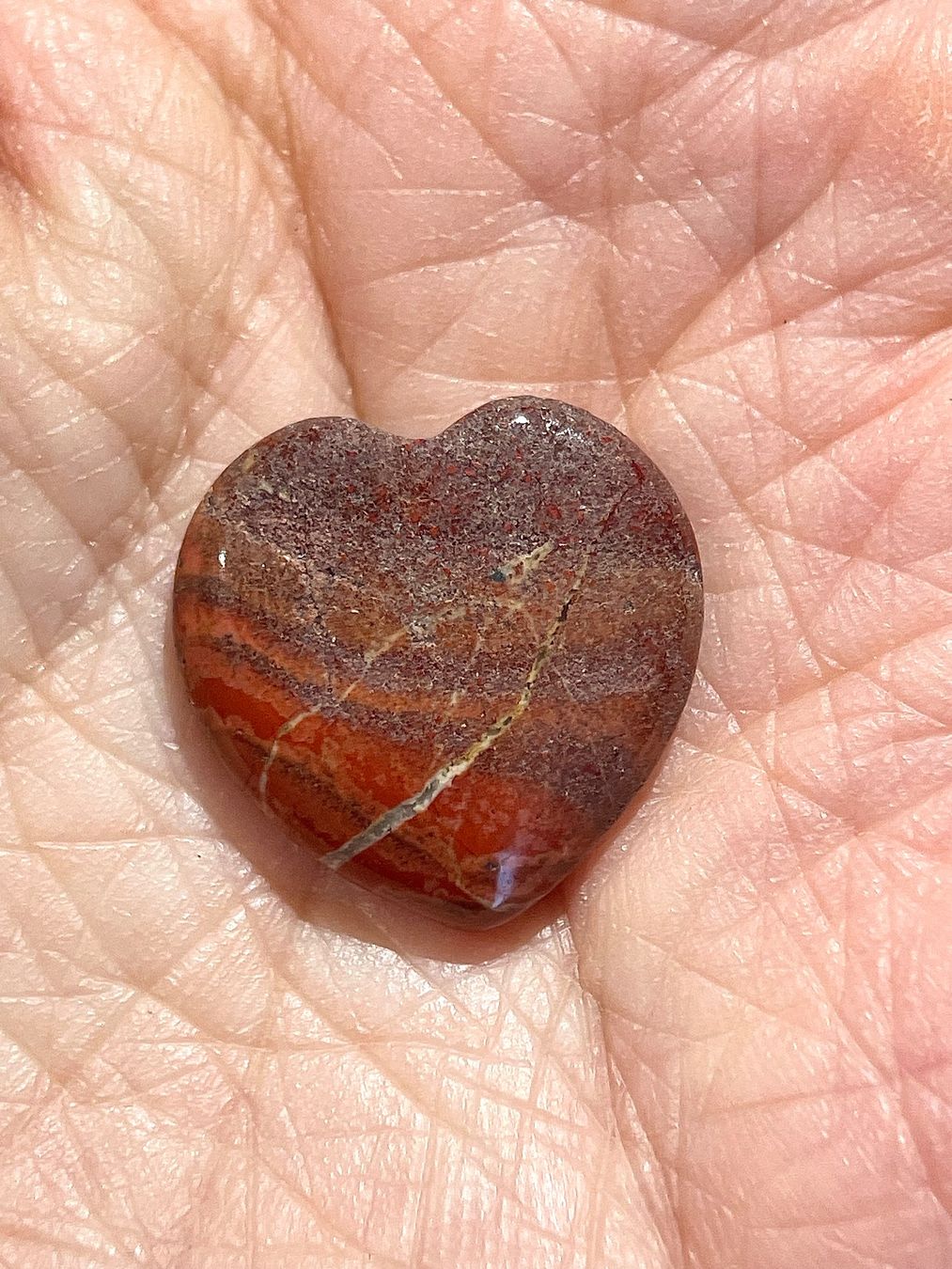 Edelsteine: Roter Jaspis Ca.2cm – Neu und originalverpackt aus Schiers von sisikristall