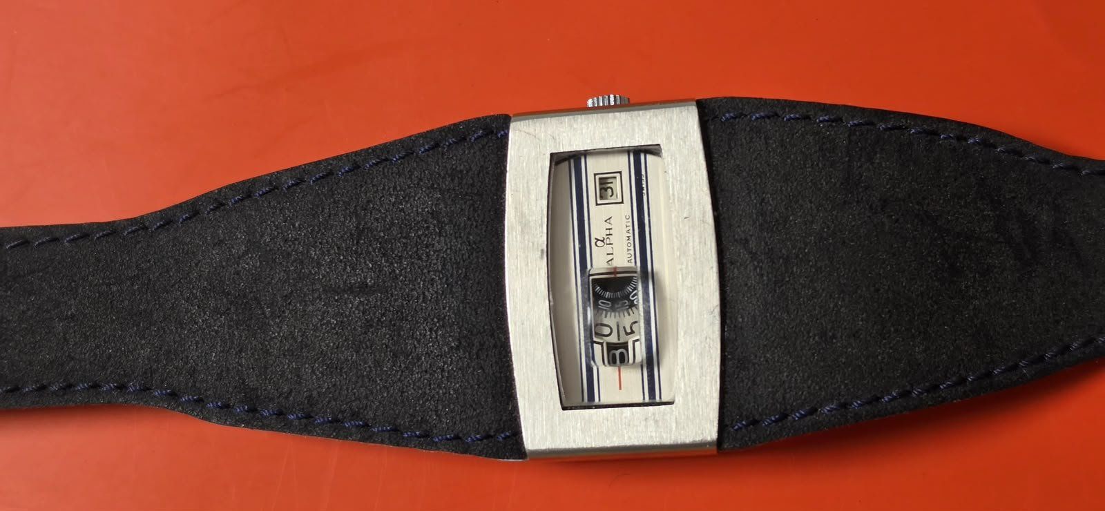 Omega Uhren: VINTAGE ALPHA JUMP HOURS AUTOMATIC MEGA RAR – Gebraucht aus Neftenbach von Taschen-Uhren 4