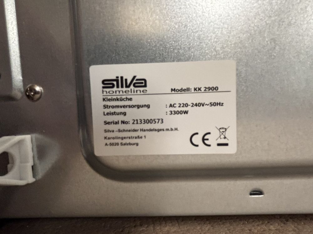 Elettrodomestici da cucina: Silva Kleinküche KK 2900 / Backofen / Herdplatte – Nuovo (secondo la descrizione) da Winkel venduto da wg52 3