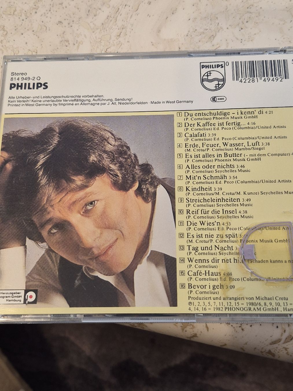 CD: Peter Cornelius - Streicheleinheiten CD - Top Zustand! – Usato da Pfäffikon ZH venduto da xxmopsxx 1