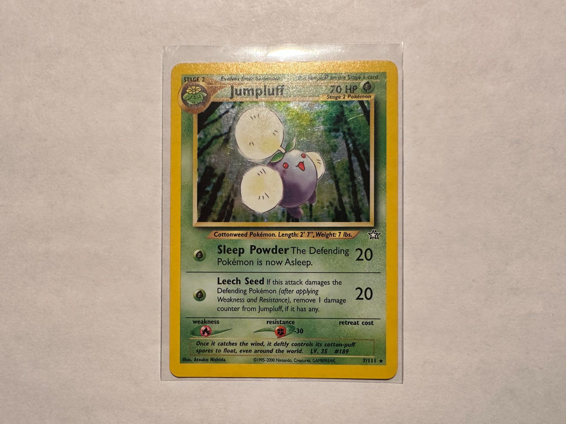 Pokémon Carte collezionabili: Jumpluff holo Neo Genesis EN – Usato da Hagendorn venduto da Pokecollectorch