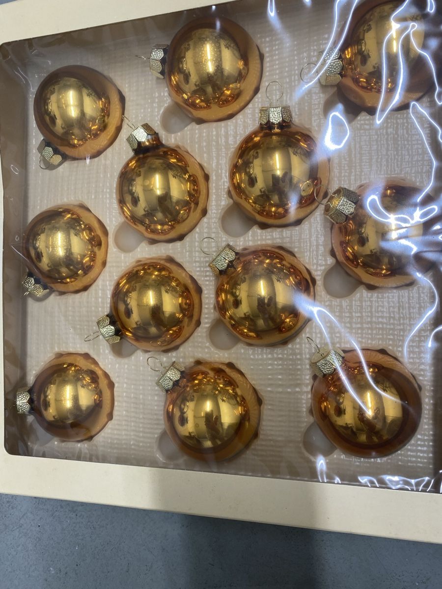 Tutte le decorazioni: Weihnachtskugeln Inge-Glas 58 Stück Mandarin – Usato da Zollikon venduto da Dory11 1