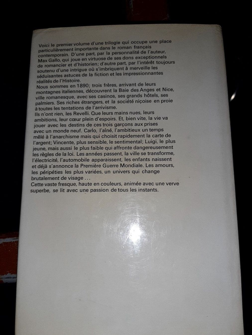 Libri: Max gallo la baie des anges – Usato da Le locle venduto da juliensaran 2