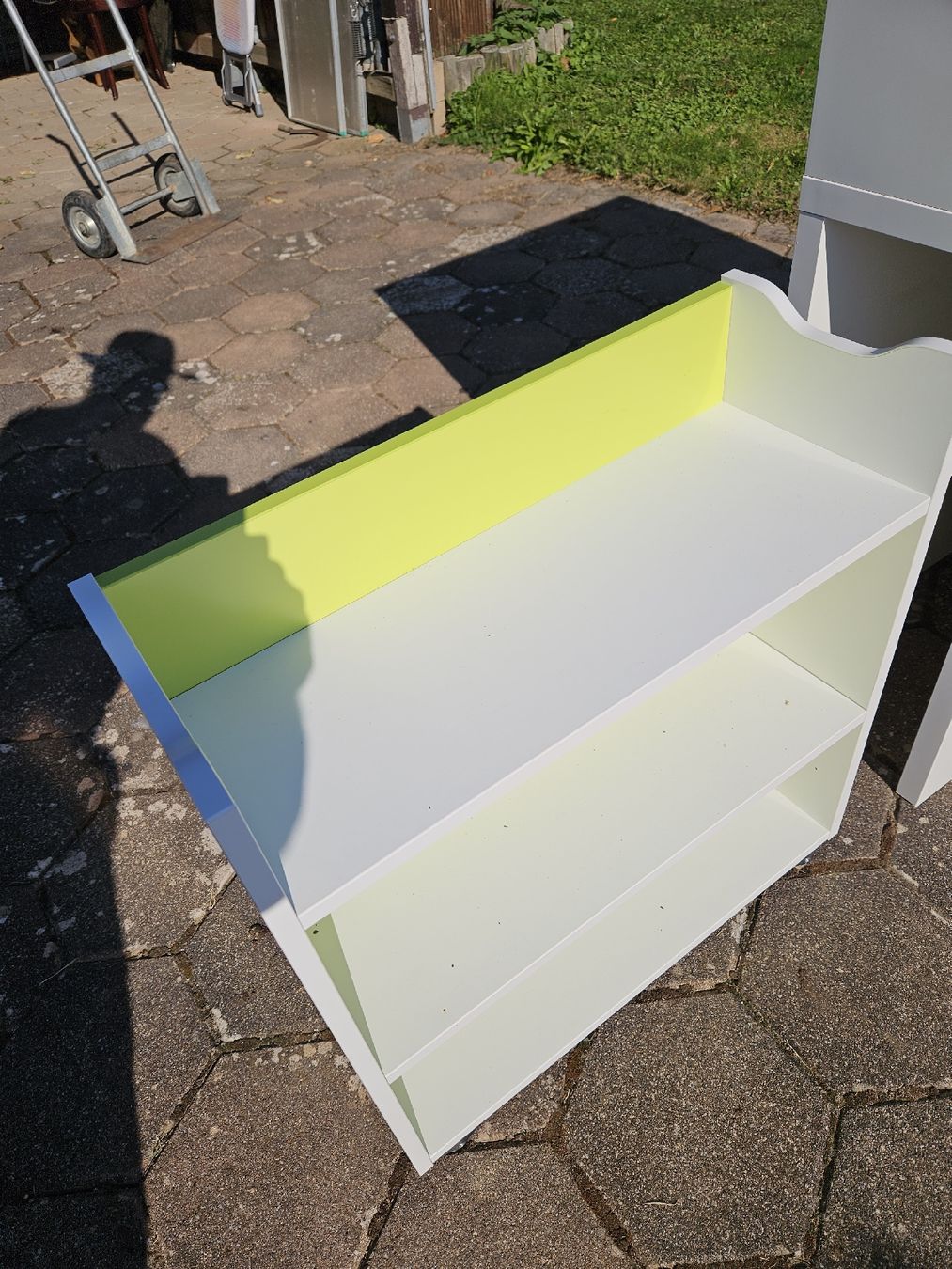 Ikea Scaffali: IKEA Bett-Regal weiss/grün – Usato da Detligen venduto da im.paradisli 3