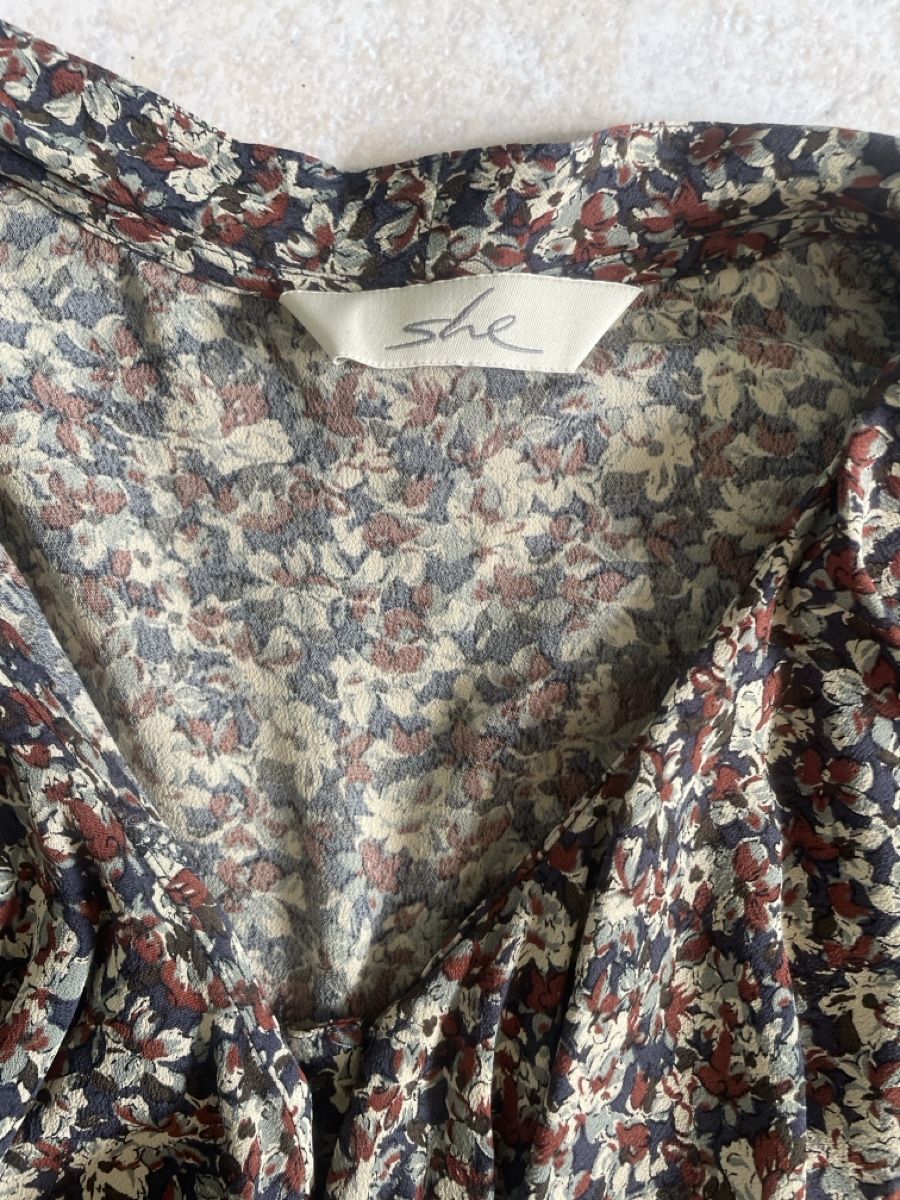 Camicette: SHE Bluse, Viskose, Gr.36 Herbst-Look, Neu! – Nuovo (secondo la descrizione) da Obergerlafingen venduto da cabo4 1