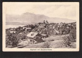 #Sigriswil mit Stockhornkette , gel. 1925