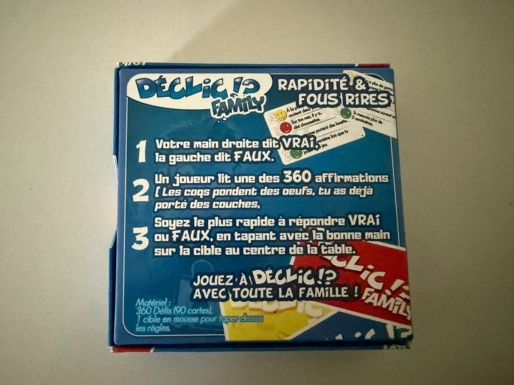 Giochi: Jeu de cartes : Déclic Family – Usato da Rolle venduto da Sev77 2