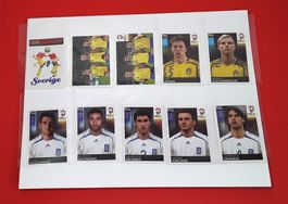 10 Panini Euro 2008 EM Schweiz Sticker GRE, SWE Top Zustand