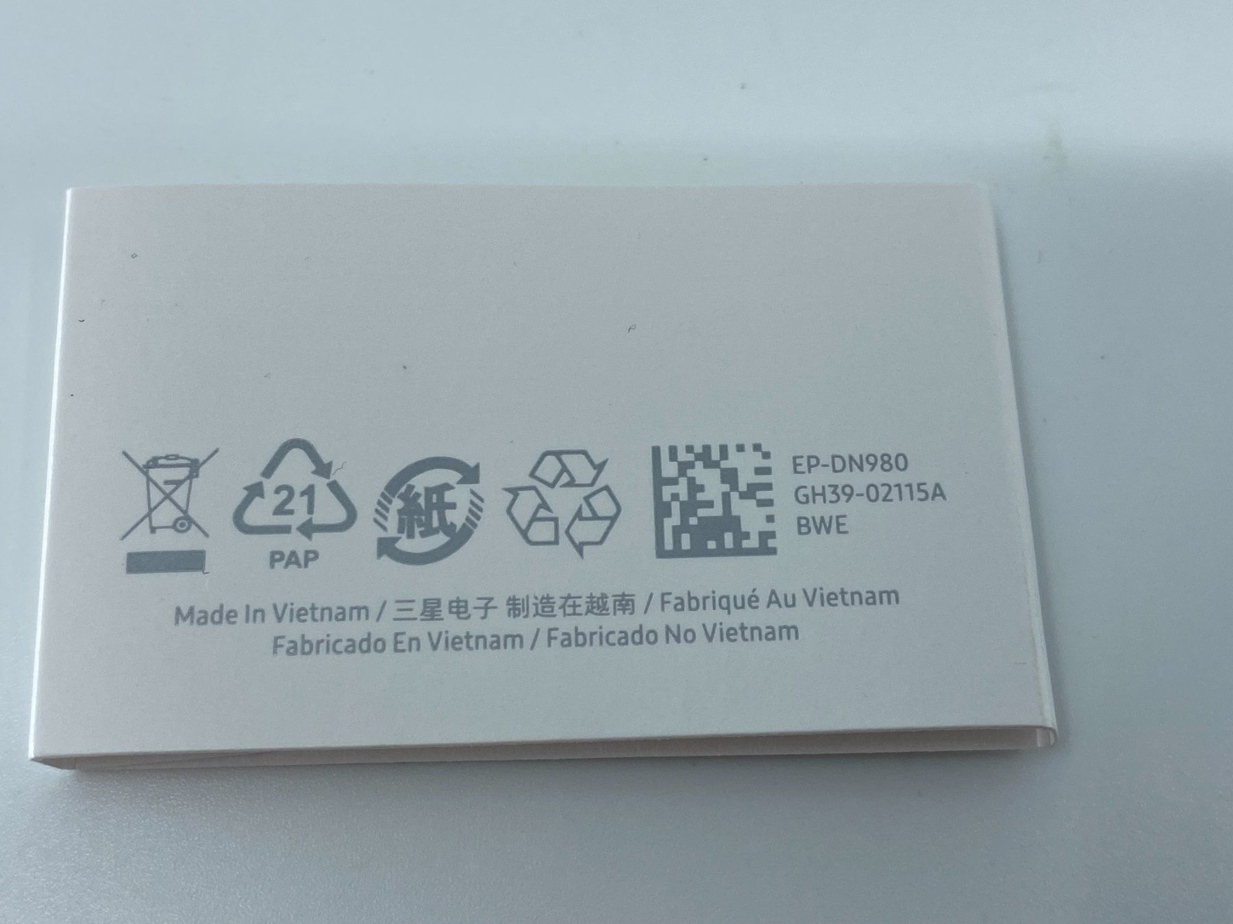 Samsung Cavi: Samsung USB 2.0-Kabel USB-C - USB-C 1m - Original – Nuovo (secondo la descrizione) da Langwiesen venduto da Restposten-24 1