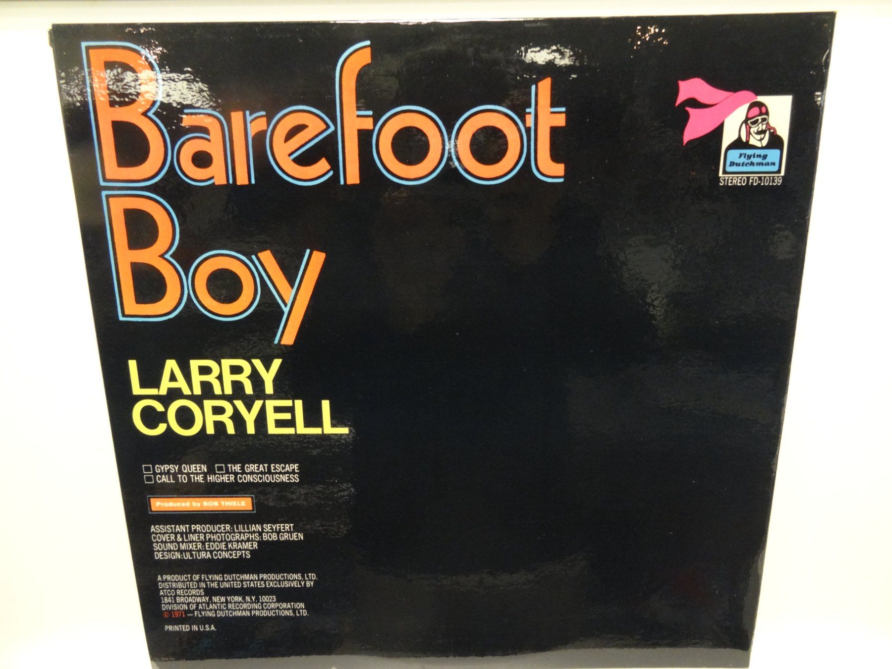 Schallplatten: Larry Coryell - Barefoot Boy Schallplatte, – Gebraucht aus luzern von musicandart 1