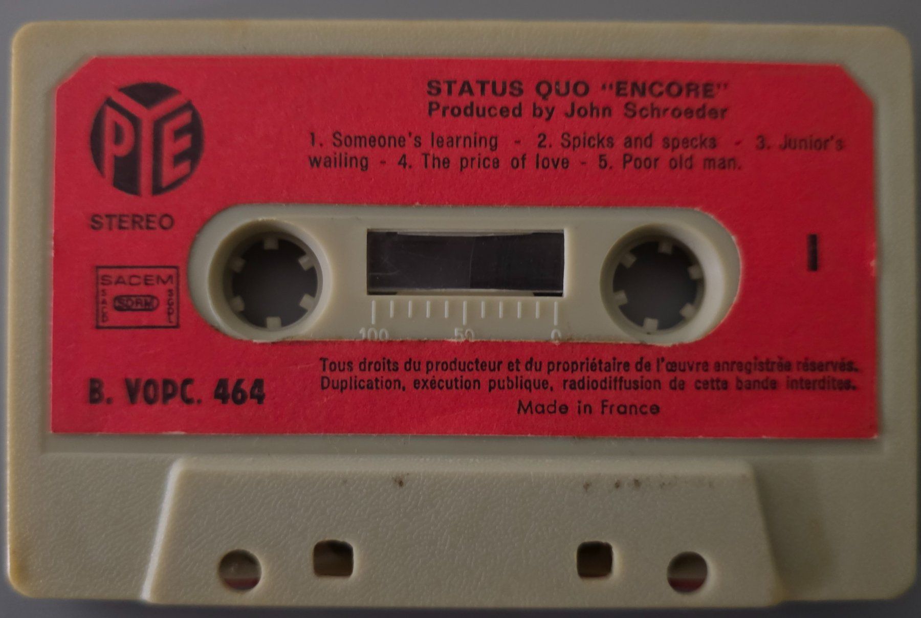 Musicassette: Status Quo Kassette – Encore – Usato da Root venduto da atelier22 2
