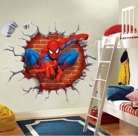 Aufkleber: Wandtattoo Spiderman 45x50cm – Neu und originalverpackt aus Gurmels von Swisspod 1
