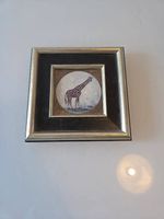  Piccolo Quadro Giraffa in Cornice Decorata