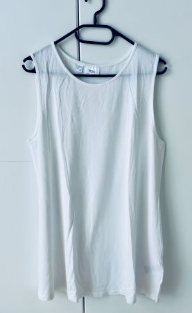 Top von bonprix, bpc collection, weiss, Grösse 44/46