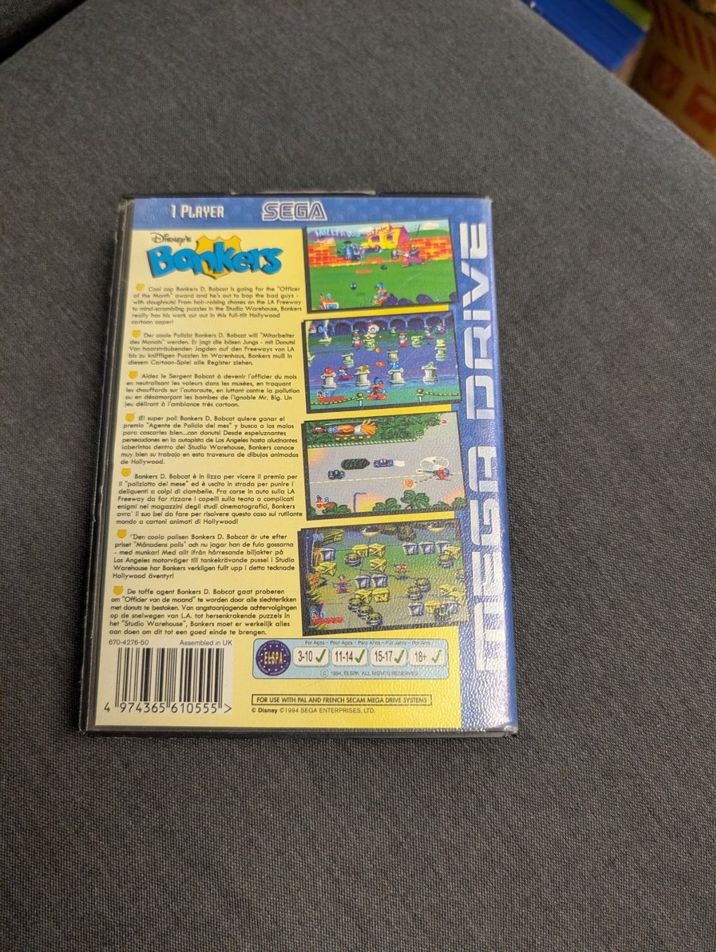 Spiele: Bonkers Sega Mega Drive – Gebraucht aus Giubiasco von Ticinerd 1