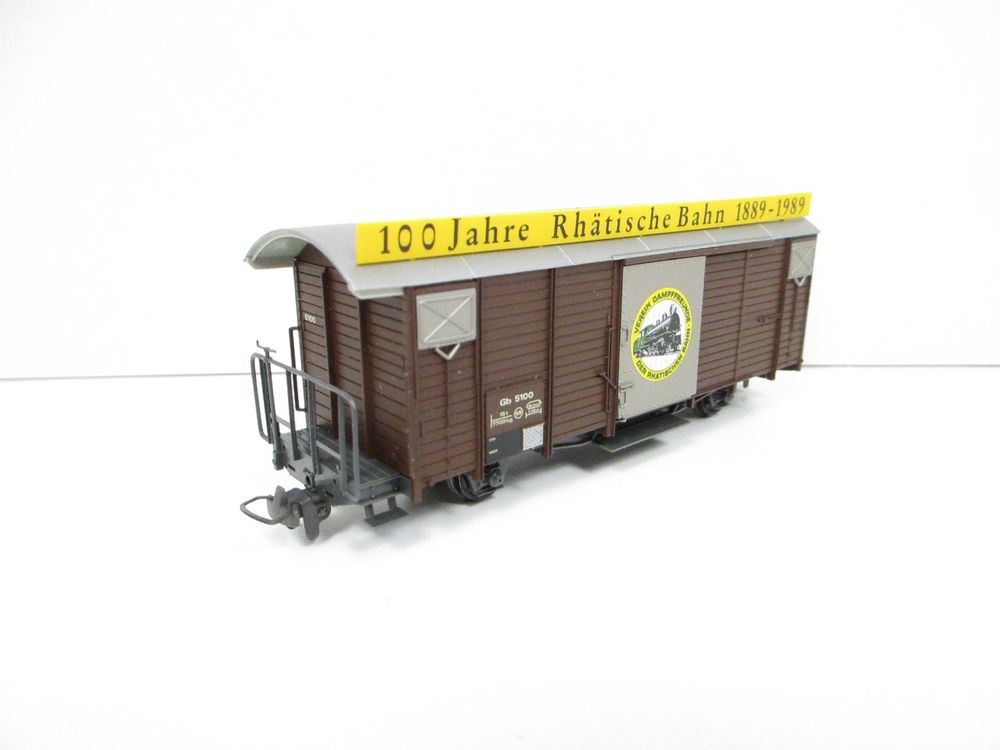 Bemo Modelleisenbahnen: Bemo H0m 2256-1 RhB Güterwagen - 100 Jahre Rhätische Bahn – Neu und originalverpackt aus Olten von Heinrich875 6