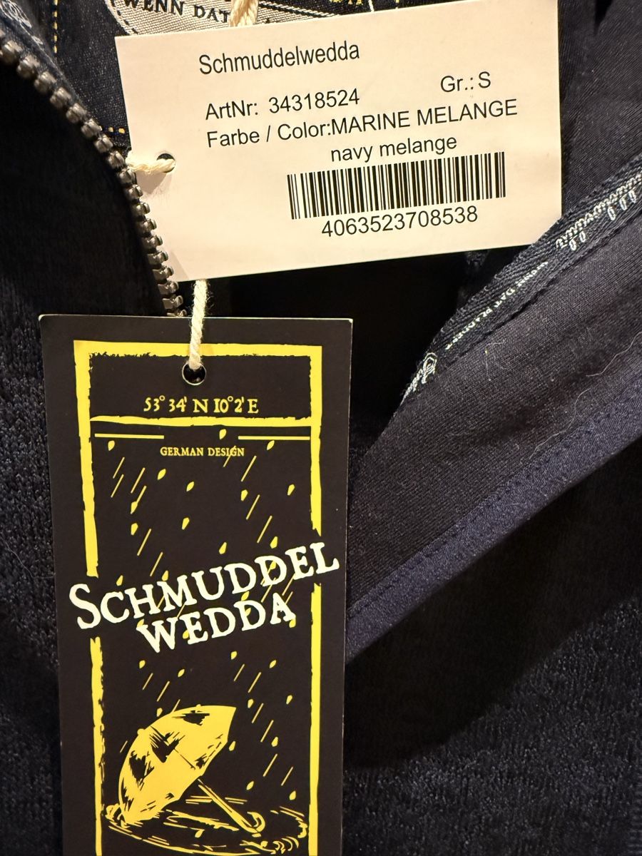 Schmuddelwedda Giacche: Schmuddelwedda Jacke marine melange Gr. S neu – Nuovo e nell'imballaggio originale da Gisikon venduto da lila.libelle 2