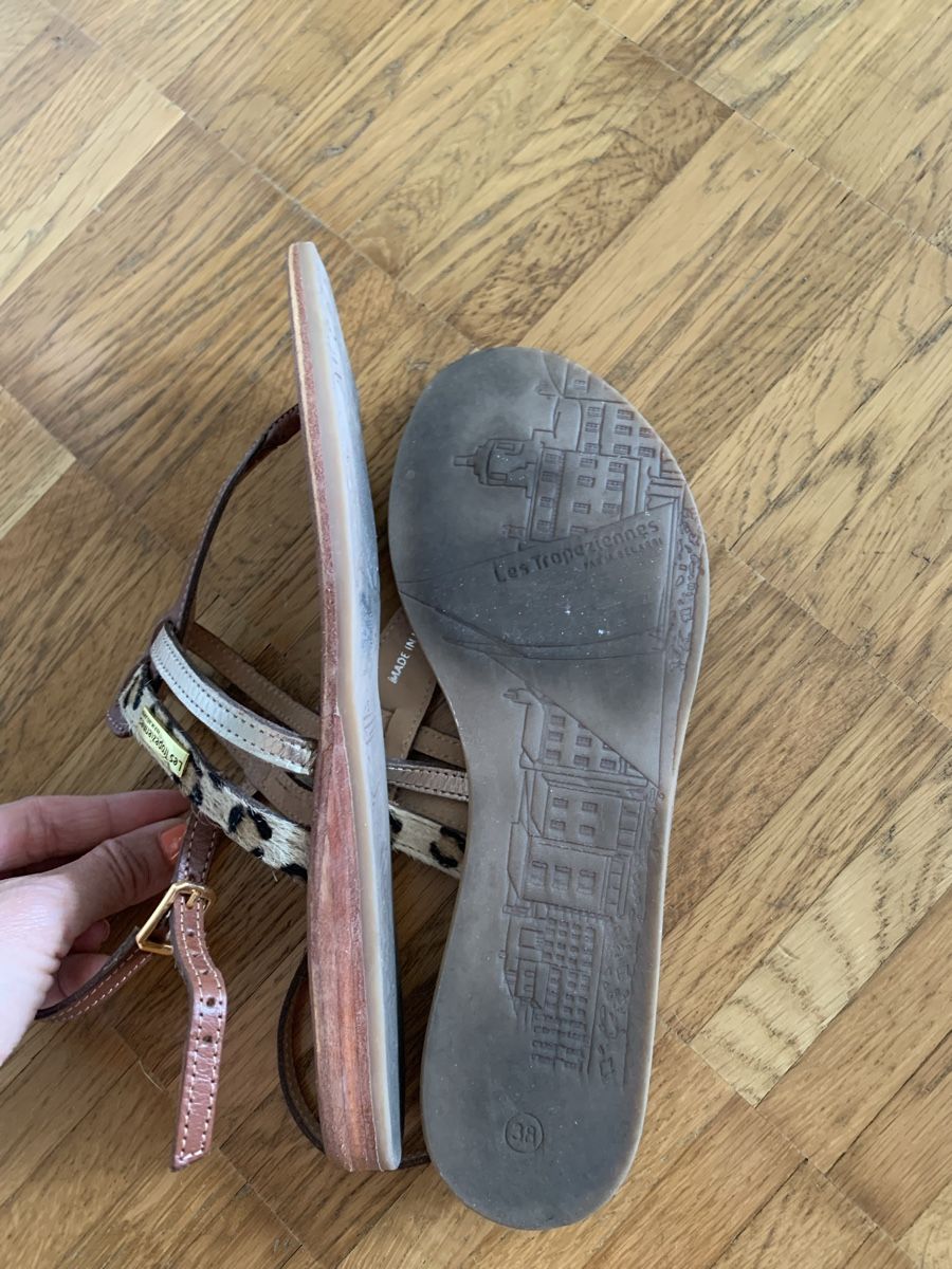 Scarpe da donna: Les tropeziens leder sandalen – Usato da Zürich venduto da Nikuska32 2