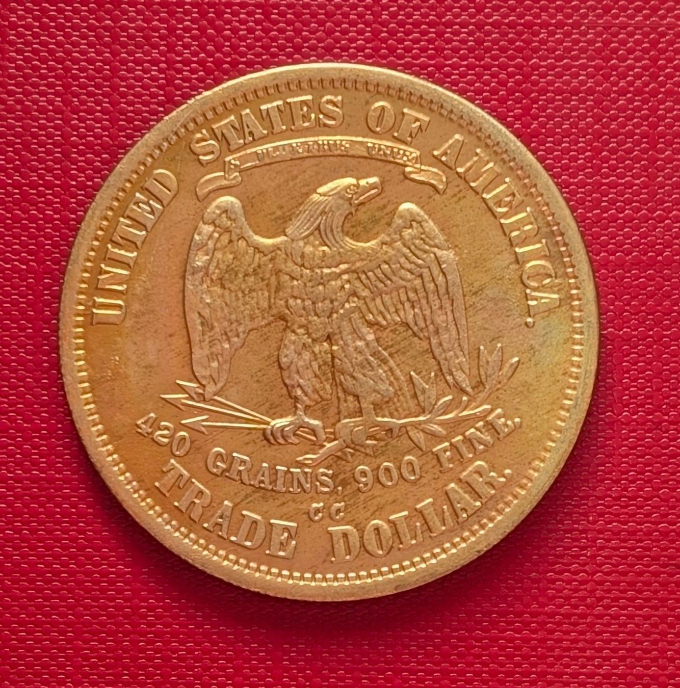 Tutti le monete: USA-Trade Dollar 1875++Goldedition/Replik – Nuovo (secondo la descrizione) da Hittnau venduto da stamps_and_coins