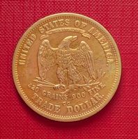 USA-Trade Dollar 1875++Goldedition/Replik