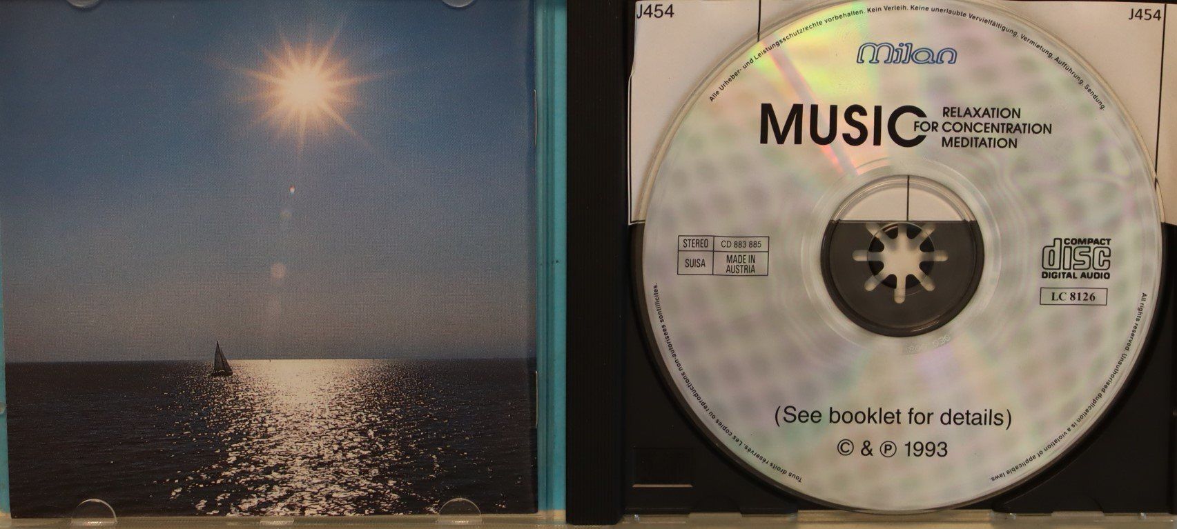 CDs: Music For Relaxtion Concentration Meditation – Gebraucht aus Luzern von CONTENTI 1
