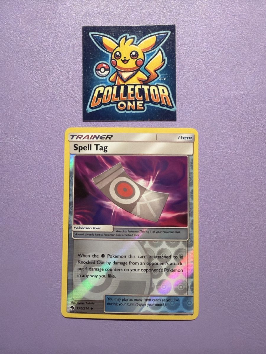 Pokémon Carte collezionabili: Pokemon Spell Tag Trainer Reverse Holo 2018 – Usato da Lommiswil venduto da CollectorOne