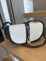 Borsetta tracolla bianca nero Zara