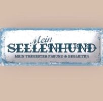 🔥 MEIN SEELENHUND Blechschild 🩵 27x10cm OVP 🔥