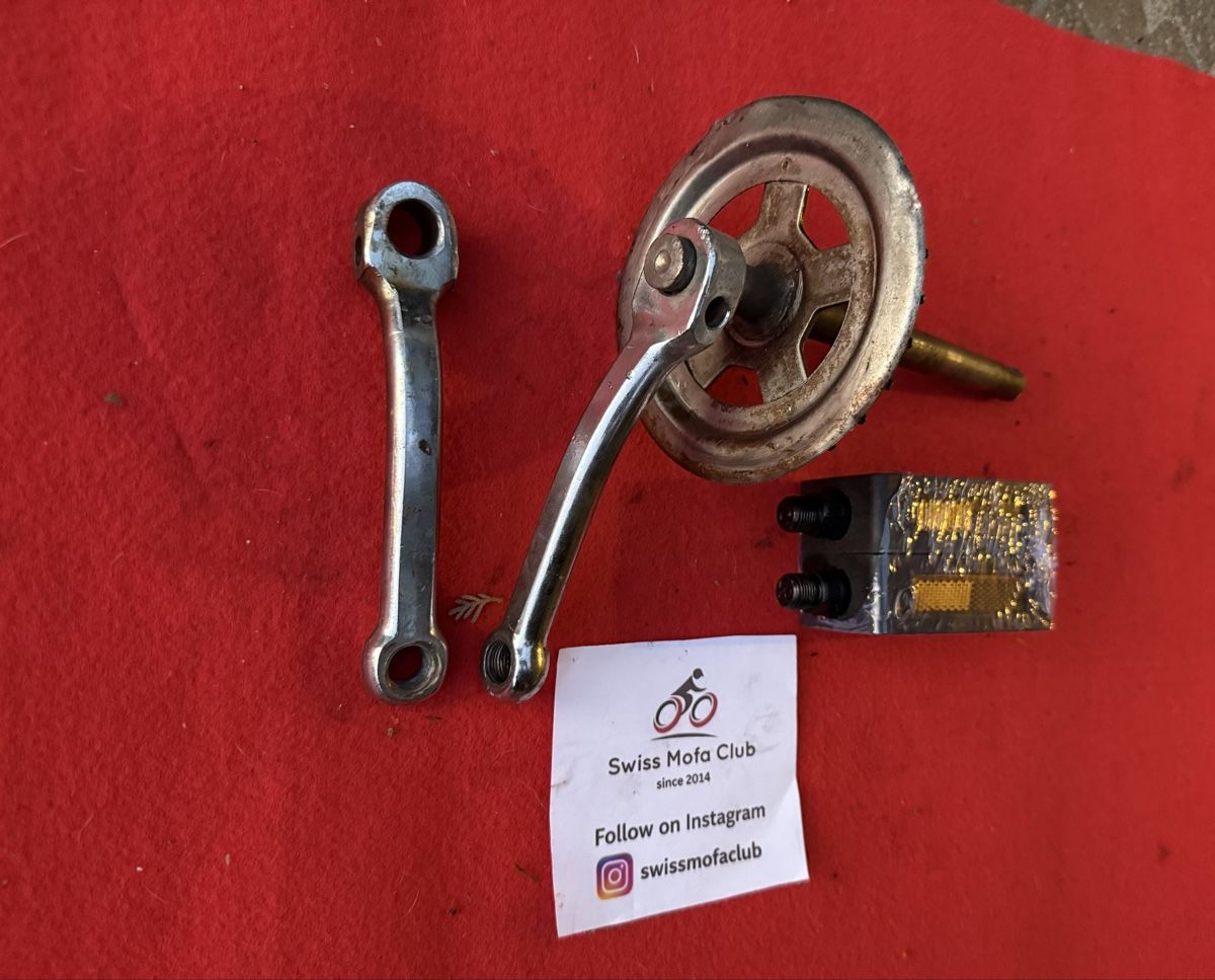Mofa-Ersatzteile: Kit Pedalen tretachse Pedal axe Mofa Piaggio ciao – Neu (gemäss Beschreibung) aus Comano von brian.diamond 1