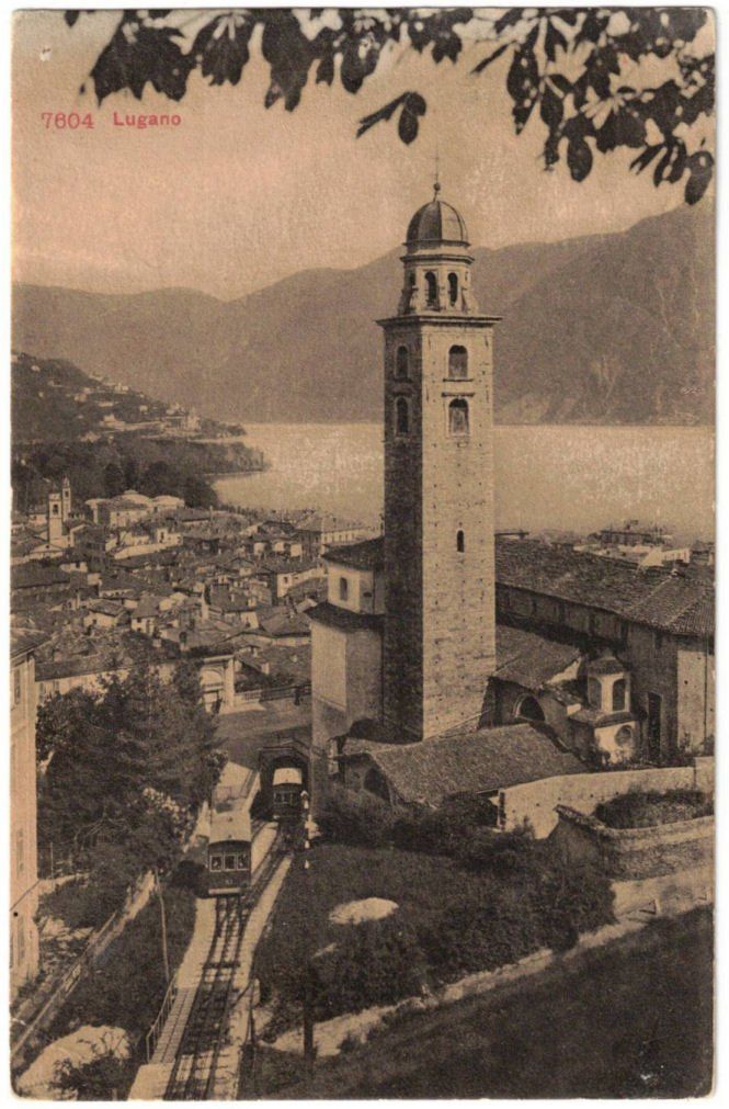 Cartoline postali: Lugano - Standseilbahn Stazione – Usato da Binningen venduto da Mountainrider