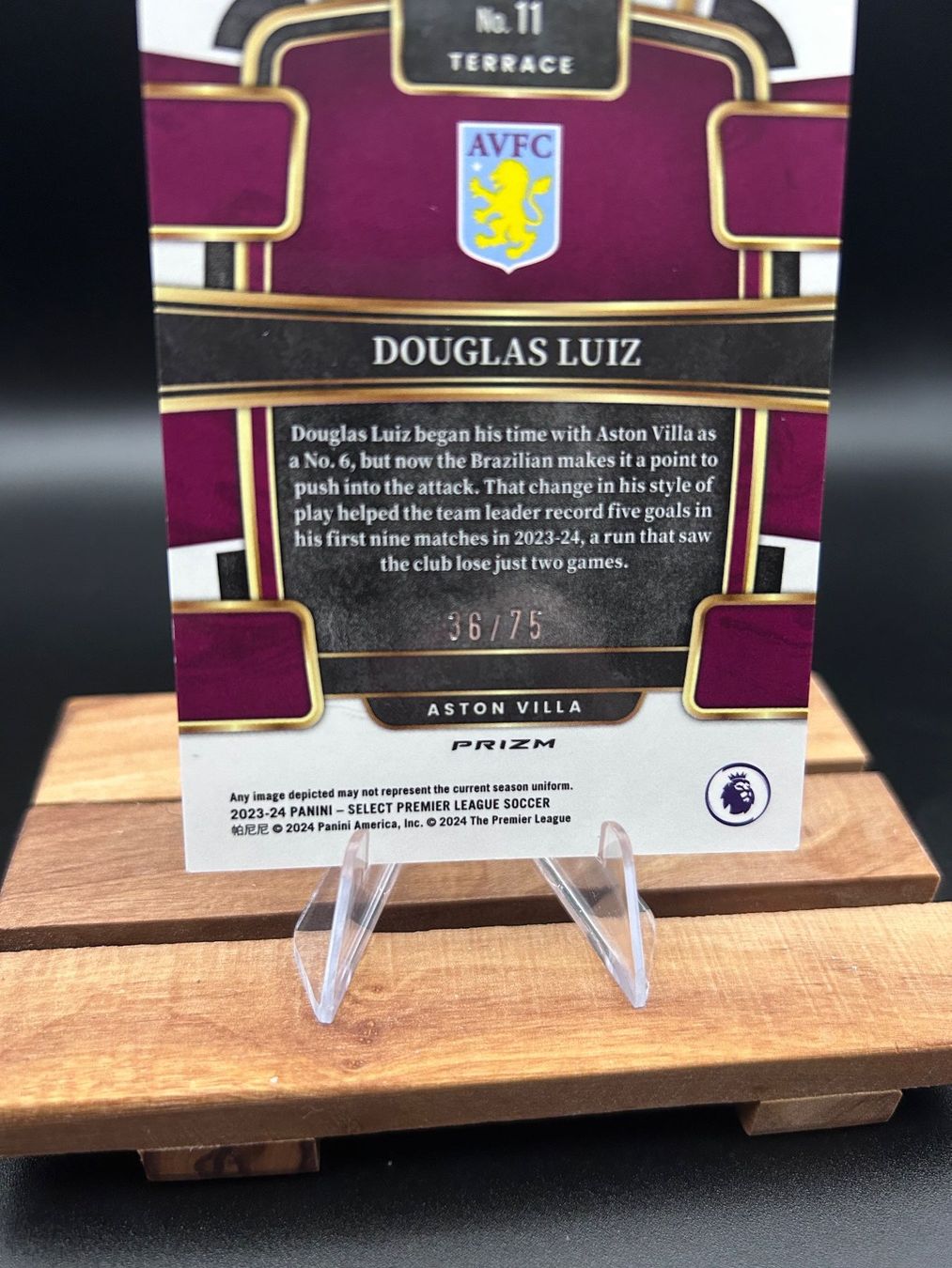 Panini Carte collezionabili: Panini Select Douglas Luiz / Aston Villa nummeriert 36/75 – Nuovo (secondo la descrizione) da Zürich venduto da sfr_77p9 1
